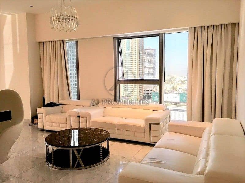 شقة في برج سنترال بارك السكني أبراج سنترال بارك مركز دبي المالي العالمي 1 غرف 1850000 درهم - 6503752