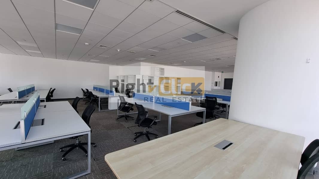 Spacious  BLDG|  Good View |Prim Location| UBORA  Tower | Office For Rent