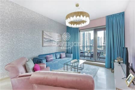 2 Bedroom Flat for Rent in Dubai Marina, Dubai - Marina View | Modern 2BR+Maids/R | Newly Furnished