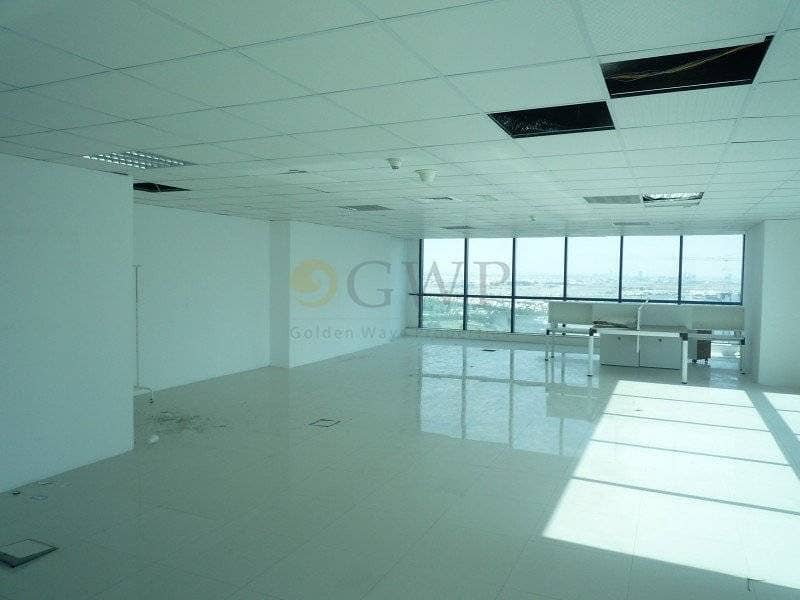 Fitted office unit with Golf Course and Lake view in JLT.