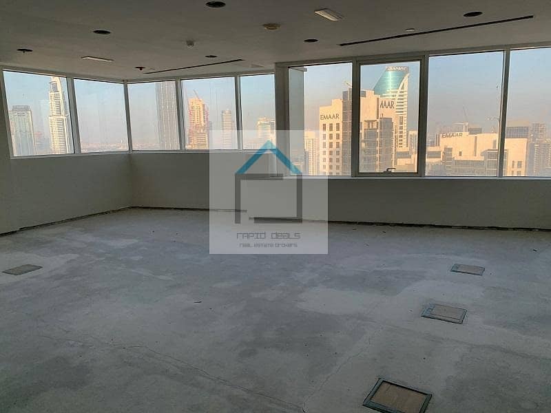 Fitted and Partitioned Office with Burj Khalifa view