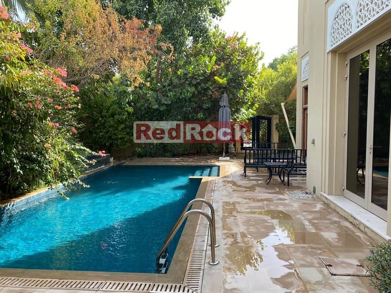 Exclusive 6 Bedroom Villa with Pool in Al Barari for Rent