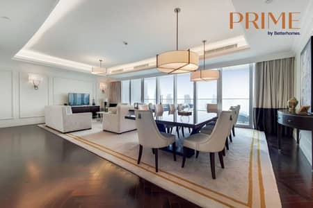 4 Bedroom Penthouse for Rent in Downtown Dubai, Dubai - 4 BR | Burj & Fountain Views | Penthouse