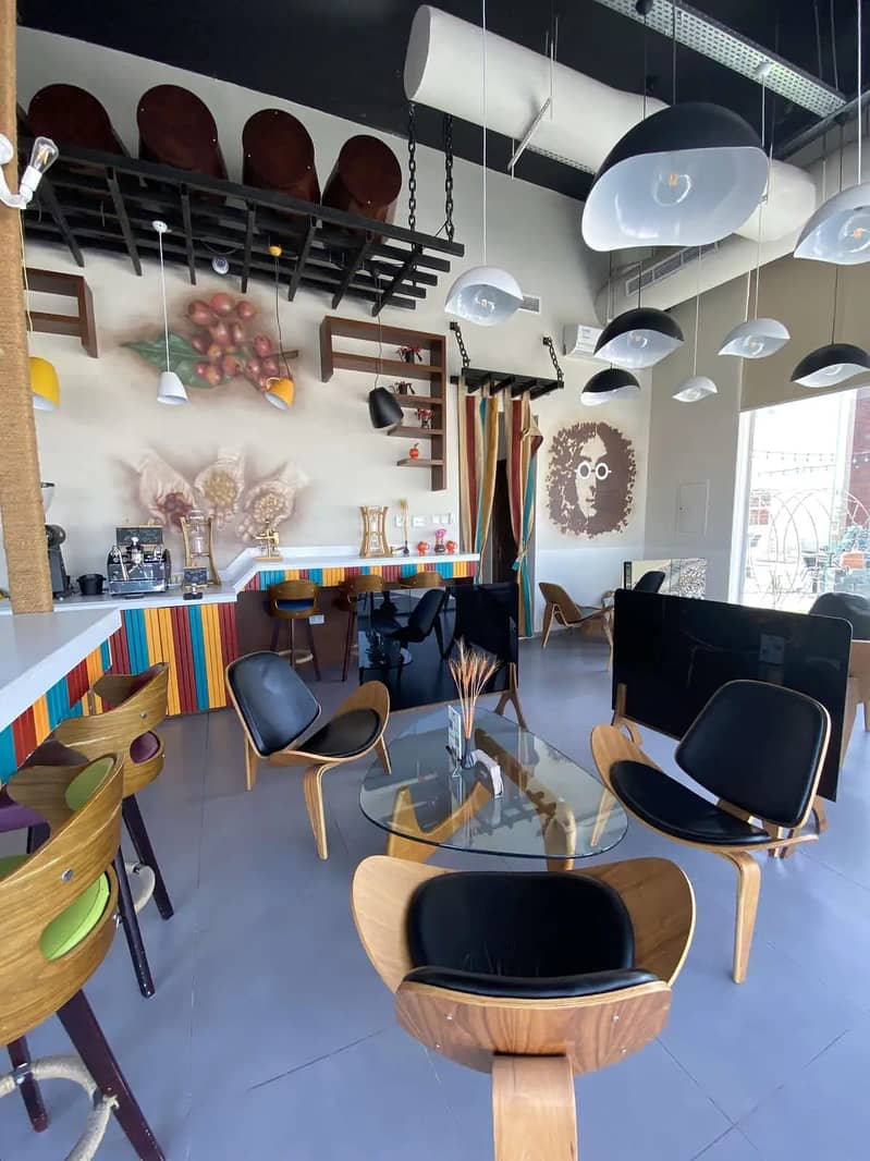 Beautiful Designed Coffee Shop |Khalifa City A!