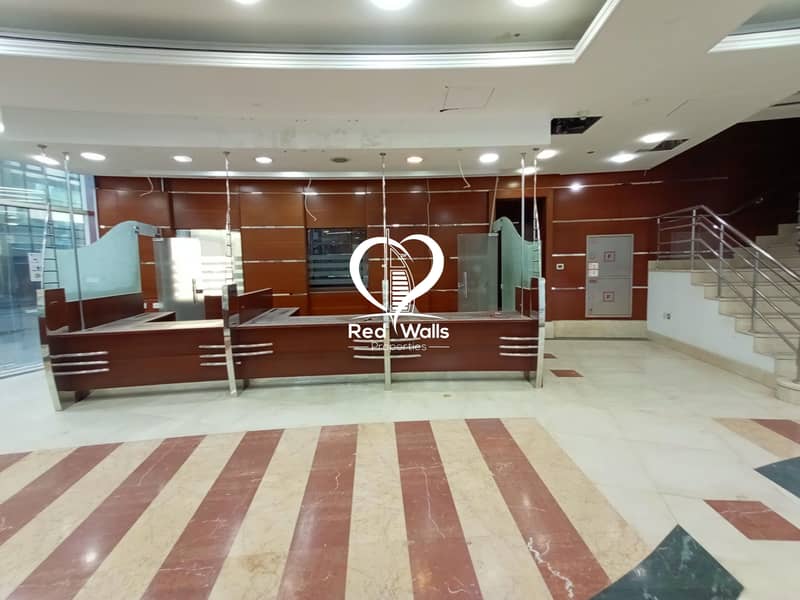 Complete BANK for Rent with Lockers, Counters etc Ready Made.