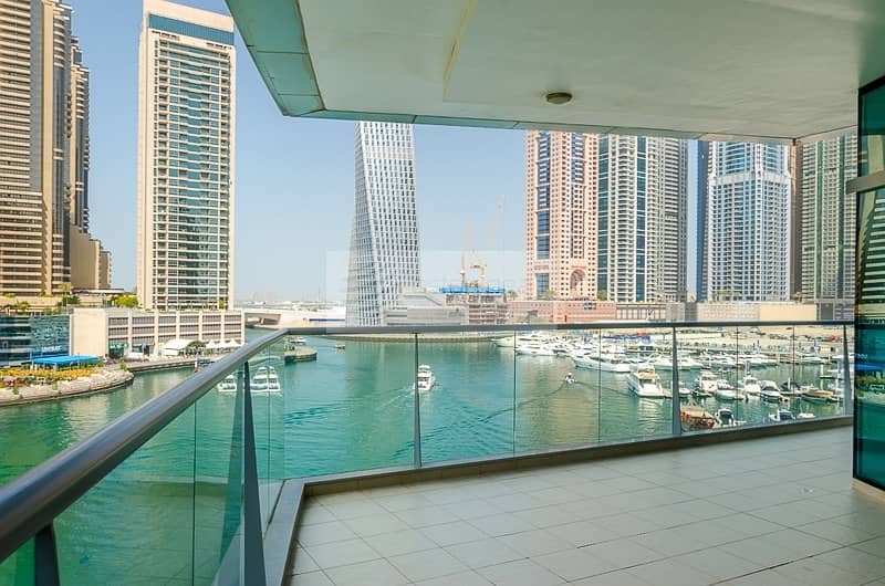 Beautiful 3BR+M | Full Marina View | TENANTED