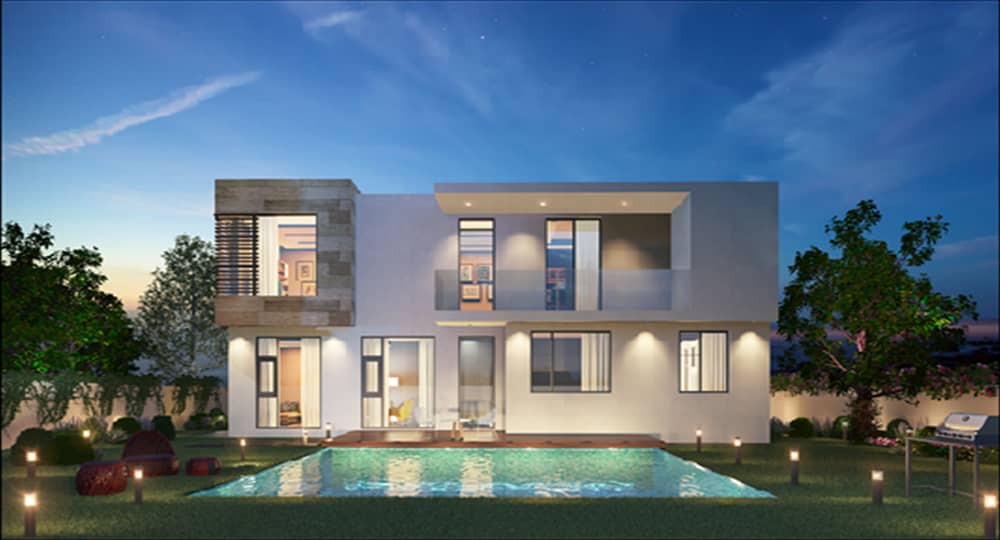 Modern Independent Villa Huge Area And 0 Service Charge In The Best Project In Sharjah