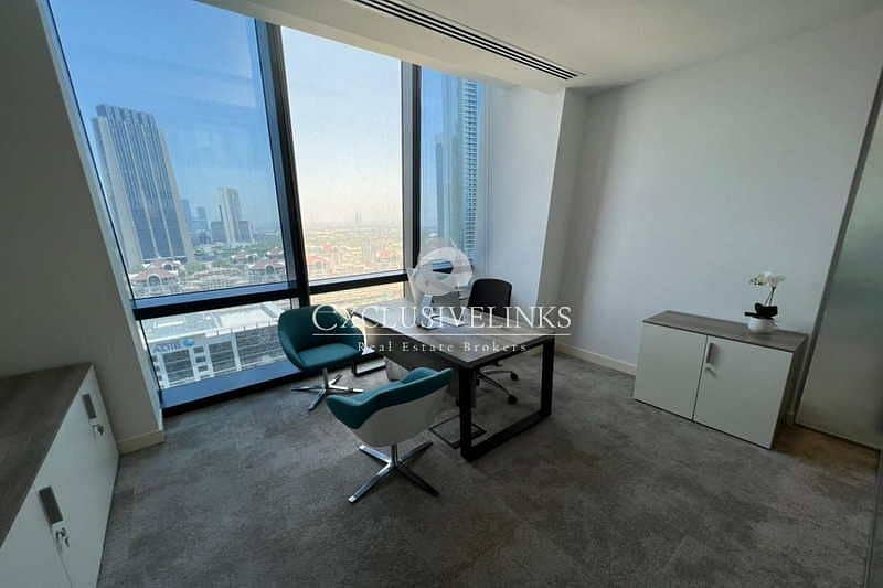 Spacious Office | Burj Khalifa View | Downtown