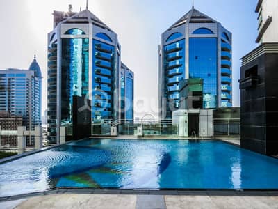 2 Bedroom Flat for Rent in Al Qasimia, Sharjah - Luxurious 2 BHK Flat with Master room, Huge Hall, Pool, Gym, Maid room