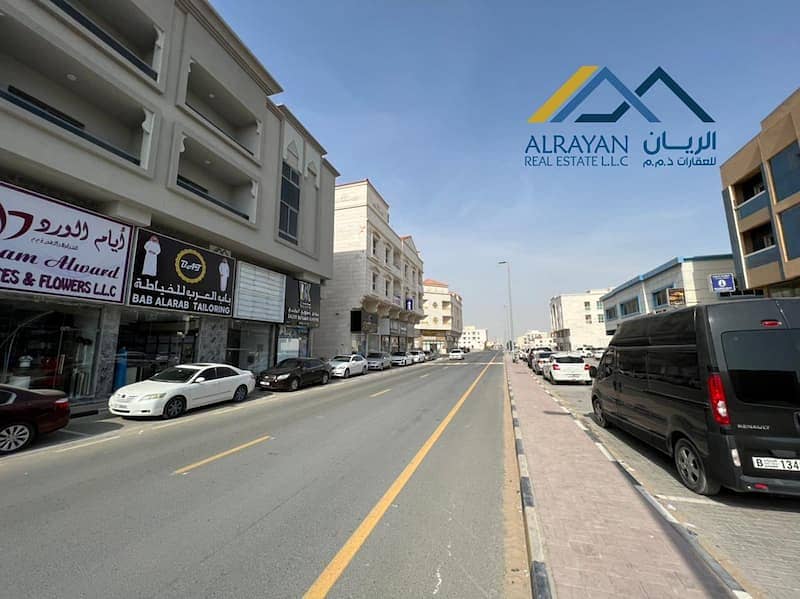 Residential and commercial corner land for sale in Al Rawda 2