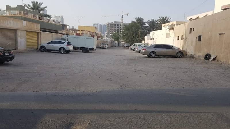 COMMERCIAL  RESIDENTIAL LAND FOR  SALE Next to Ajman beach Corniche, has a permit for G + 6 flo