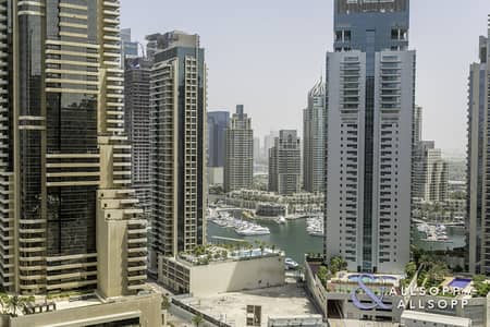2 Bedroom Flat for Rent in Dubai Marina, Dubai - Two Bedrooms | Marina Views | Unfurnished