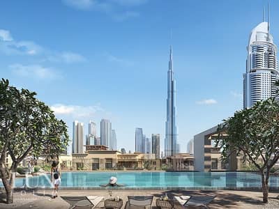 2 Bedroom Apartment for Sale in Downtown Dubai, Dubai - Full Burj & Fountain View|Handover Soon