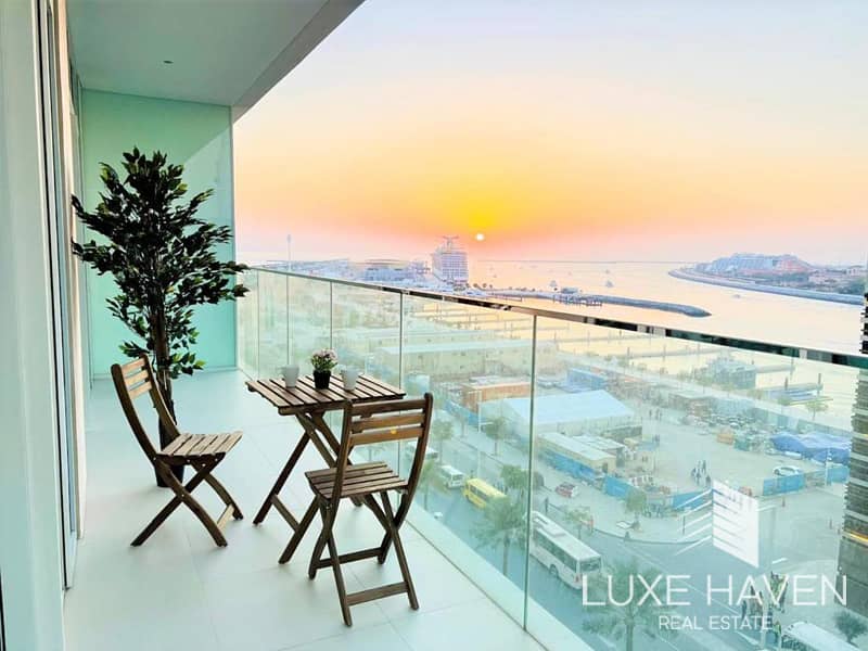 شقة في برج صن رايز باي 2،سانرايز باي،إعمار الواجهة المائية،دبي هاربور‬ 2 غرف 210000 درهم - 6558717