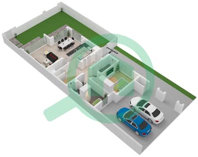 La Violeta - 4 Bedroom Townhouse Type 4E-1 Floor plan