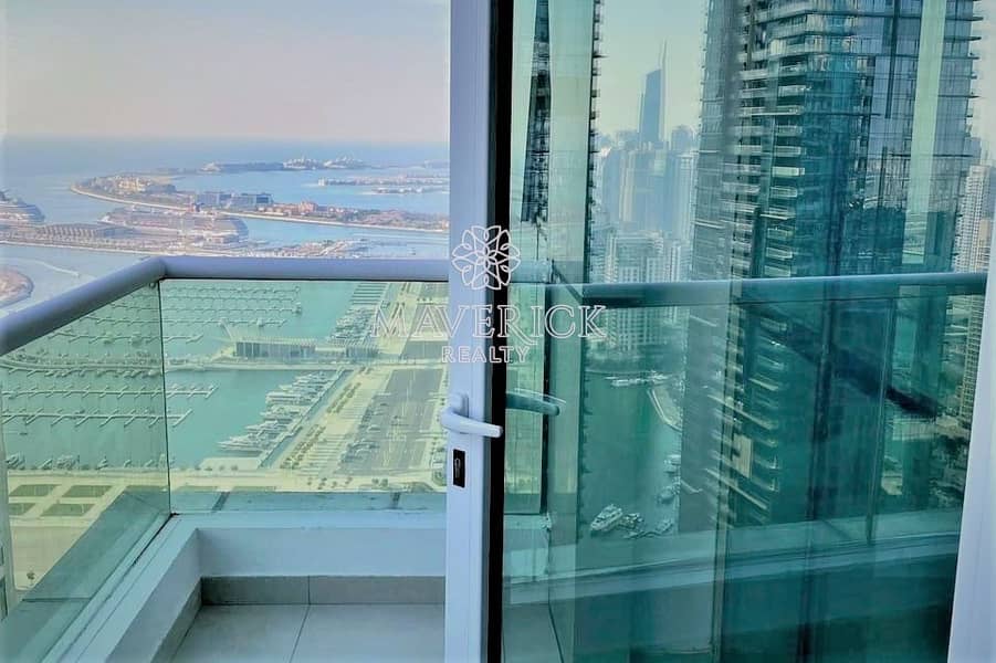 位于迪拜码头，滨海山岭塔楼 1 卧室的公寓 130000 AED - 6560020