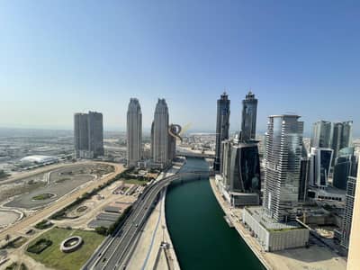 2 Bedroom Apartment for Sale in Business Bay, Dubai - High Floor | Full Canal and Sea View
