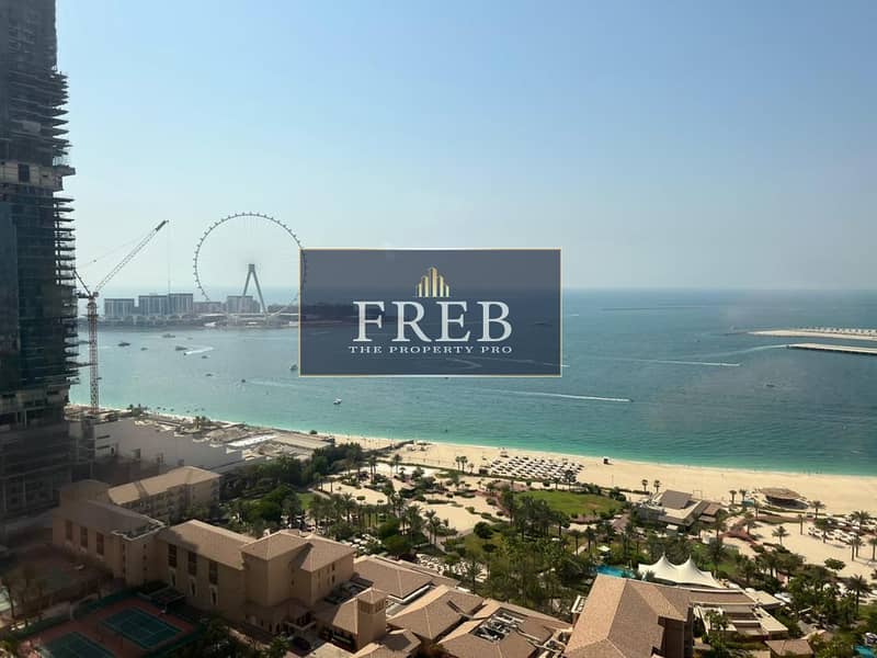 Full sea view/ 2BHK luxury upgraded furnished apartment/2 balconies