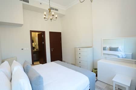 شقة 2 غرفة نوم للايجار في الجداف، دبي - شقة مفروشة بالكامل من غرفتي نوم مع جميع المرافق