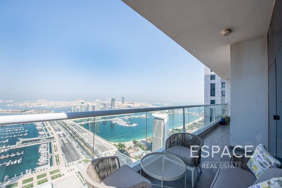 位于迪拜码头，阿联酋皇冠大厦 3 卧室的公寓 500000 AED - 6563793
