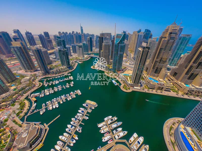 Marina View | Furnished 1BR-High Floor | High ROI