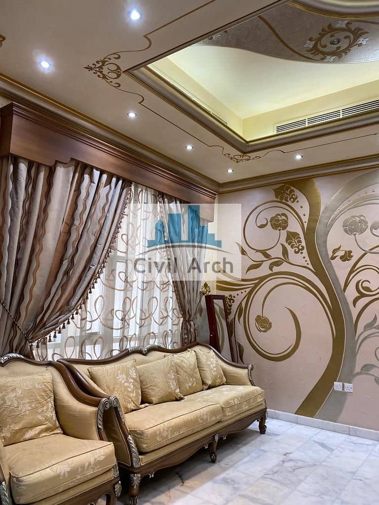 Fully furnished big rooms space nice location villa