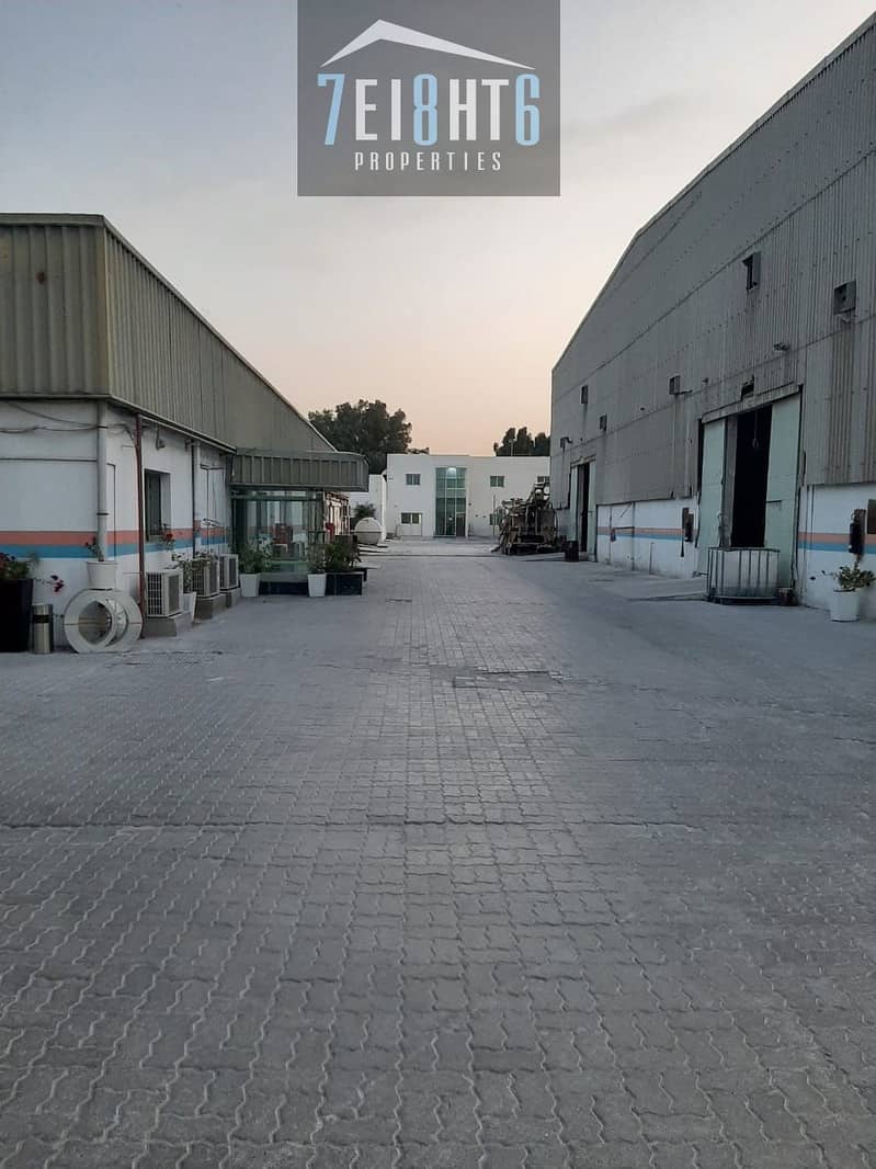 Whouse + office: 55,000 sq ft three warehouses for rent in Al Quoz 3