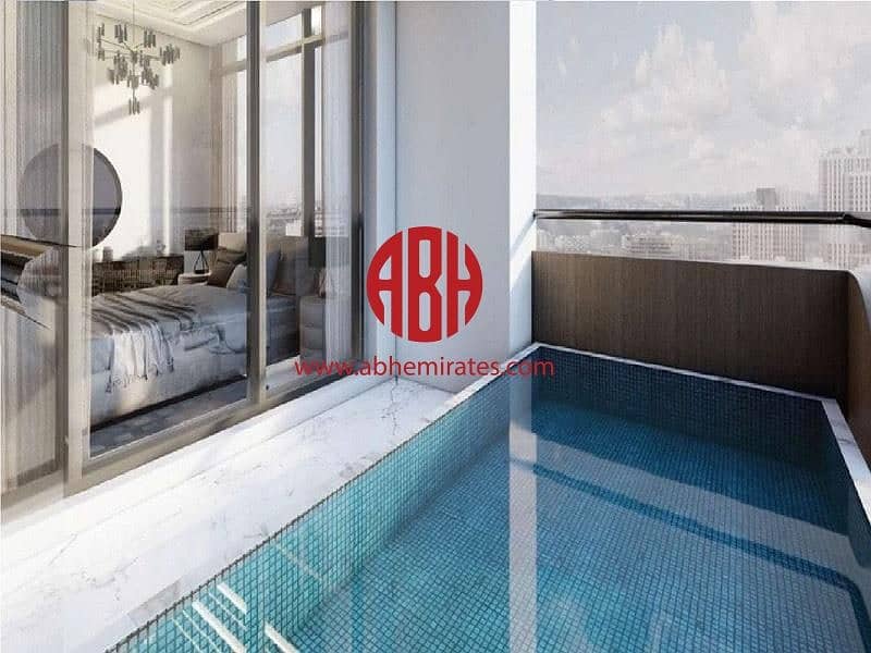 STUDIO WITH PRIVATE POOL  | PAY 7,300 AED MONTHLY | LIMITED AVAILABILITY