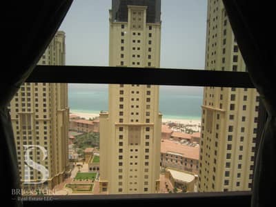 3 Bedroom Apartment for Rent in Jumeirah Beach Residence (JBR), Dubai - Sea View | Vacant | High Floor | Unfurnished