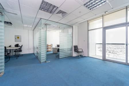 Office for Rent in Jumeirah Lake Towers (JLT), Dubai - Vacant|Furnished|Lake View|Glass & Fitted Partition