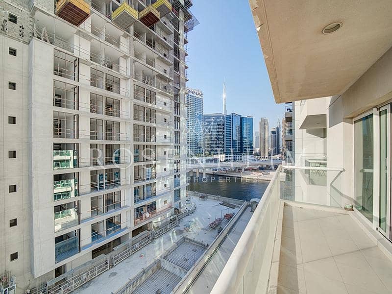 Canal/Partial Burj Khalifa View | 1 BR | Low Floor