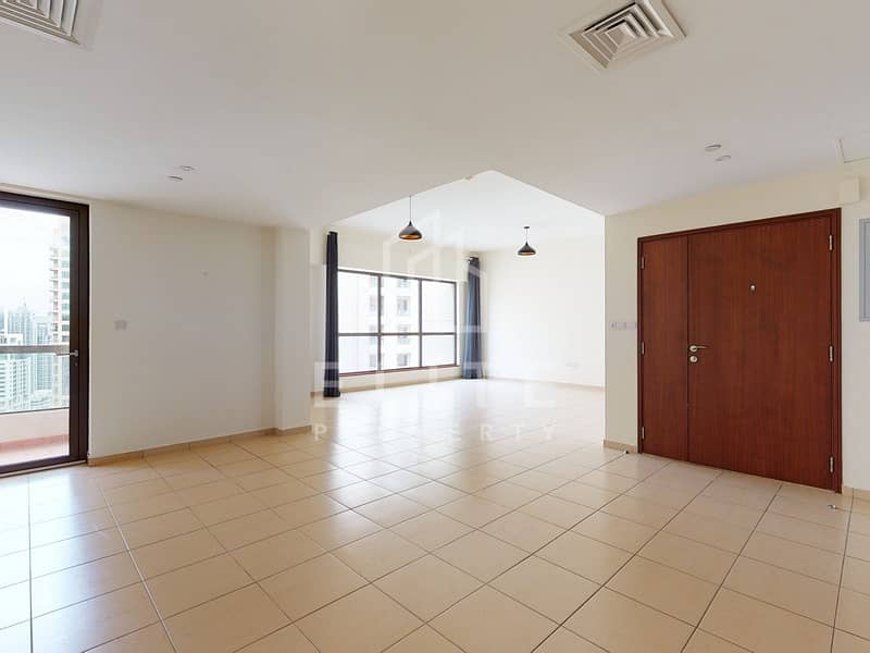 High Floor | Partial Sea View | Huge 1BR Apartment