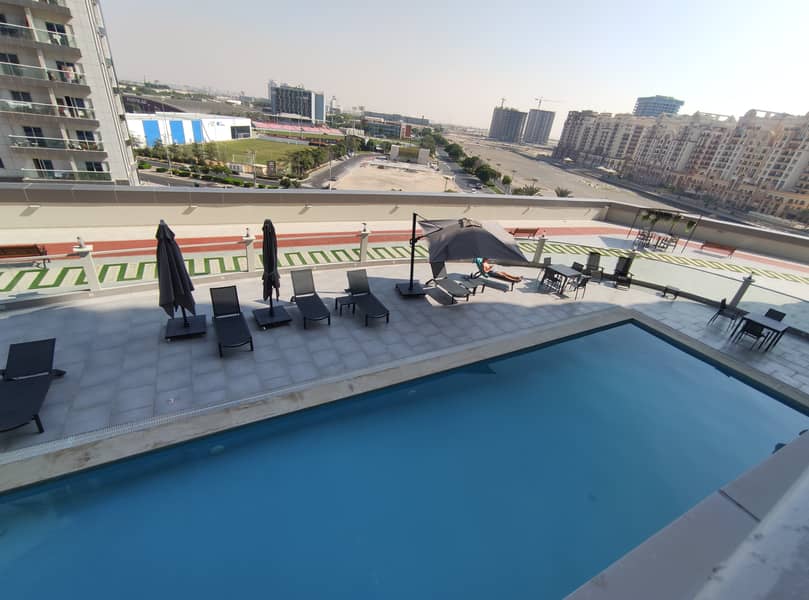 شقة في برج هيرا مدينة دبي الرياضية 1 غرف 55000 درهم - 6571075