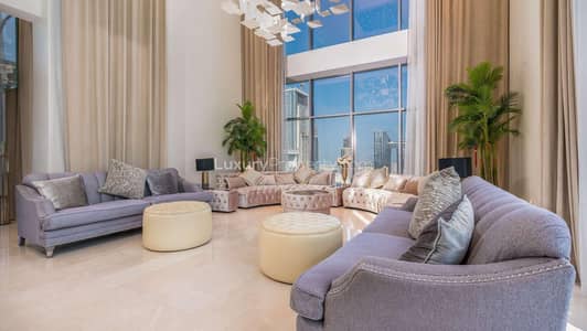 5 Bedroom Penthouse for Rent in Downtown Dubai, Dubai - Duplex Penthouse I Fully Furnished I Exclusive