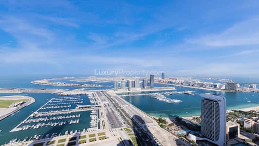 5 Bedroom Penthouse for Sale in Dubai Marina, Dubai - Half Floor 5BR Penthouse I Full Sea and Palm Views