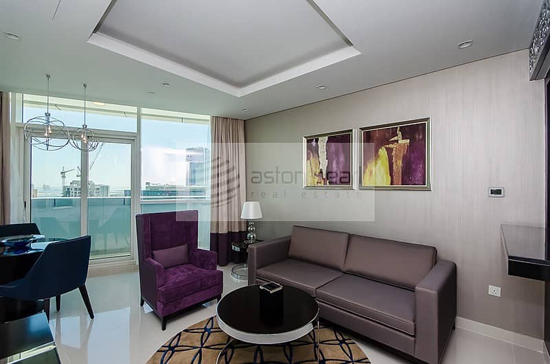 Fully Furnished 1BR Luxury Service Suite