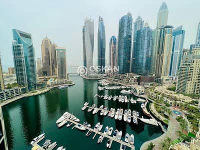 3 Bedroom Flat for Rent in Dubai Marina, Dubai - Full Marina View | 3BK + Maid | Next to Metro