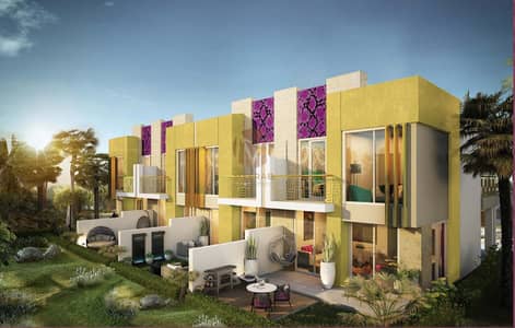 تاون هاوس 3 غرف نوم للبيع في (أكويا من داماك) داماك هيلز 2، دبي - تاون هاوس في فلل جست كافالي (أكويا من داماك) داماك هيلز 2 3 غرف 1150000 درهم - 6574493