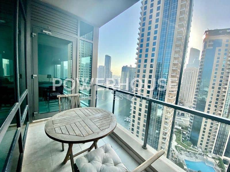 位于迪拜码头，阿尔萨哈布大厦，阿尔萨哈布大厦1号 1 卧室的公寓 110000 AED - 6558221
