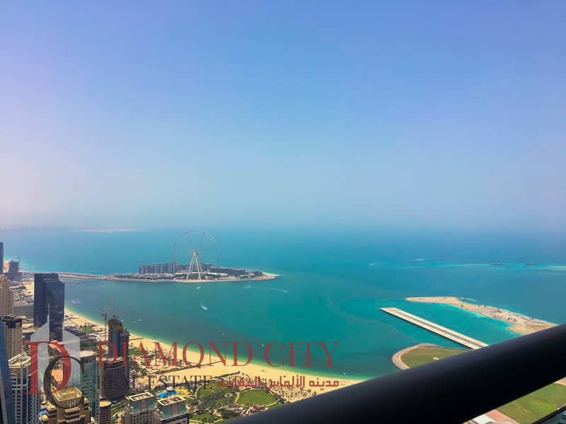 Live in Sky 2BR Penthouse|Sea&marinaView | Princess Tower