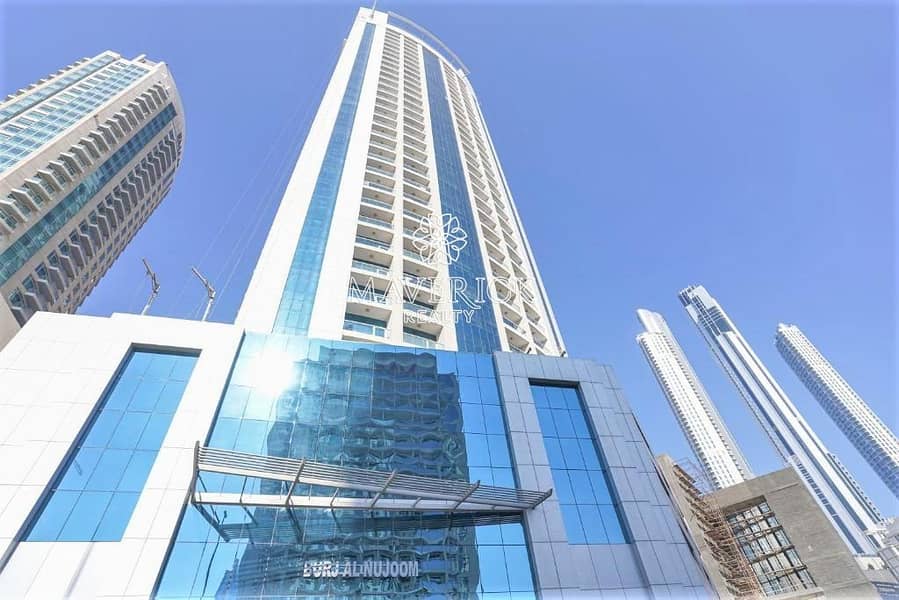 位于迪拜市中心，努乔姆塔 2 卧室的公寓 1299000 AED - 6029230
