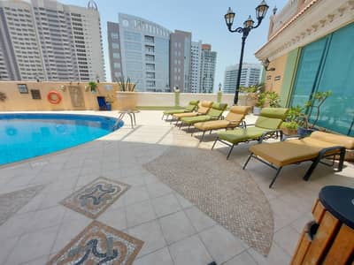 4 Bedroom Apartment for Rent in Al Qasba, Sharjah - Gym pool free kids play area! Spacious 4 bhk maids room Open view! Al qasba area