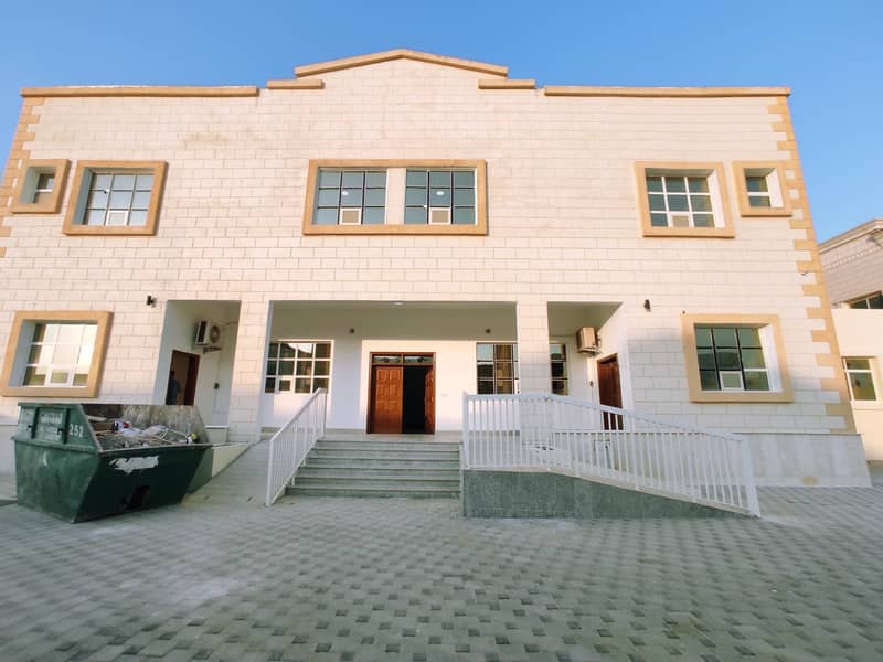 Two-bedroom apartment, a large hall, two bathrooms, the first inhabitant of Shakhbout 5000 monthly