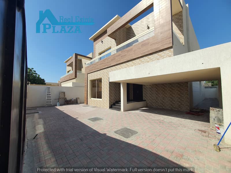 For urgent sale, without down payment, a ground floor villa, and the first near the mosque, one of