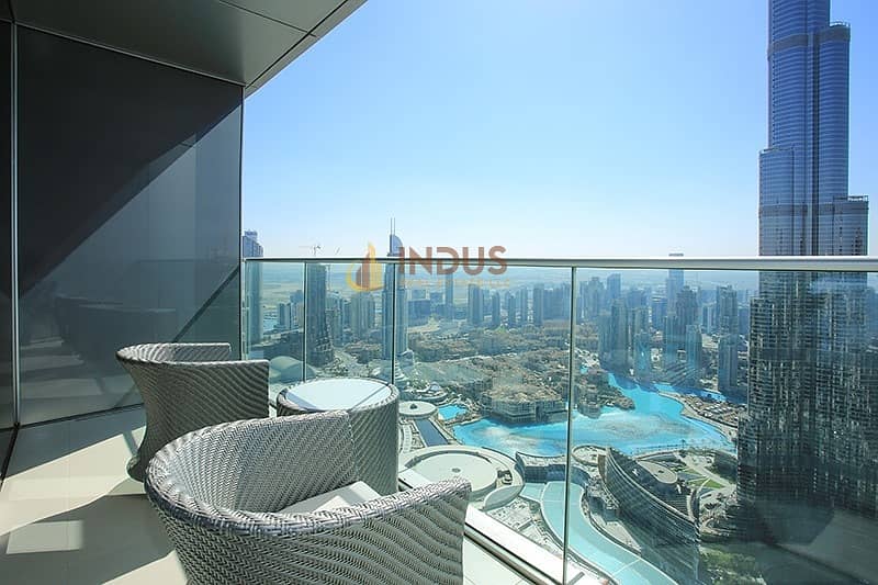 Fully Furnished | Stunning Burj and Fountain Views