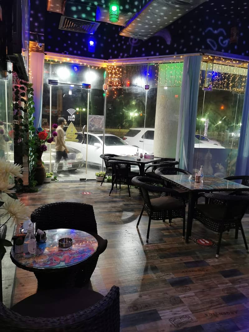 Café for sale on Ajman Corniche
