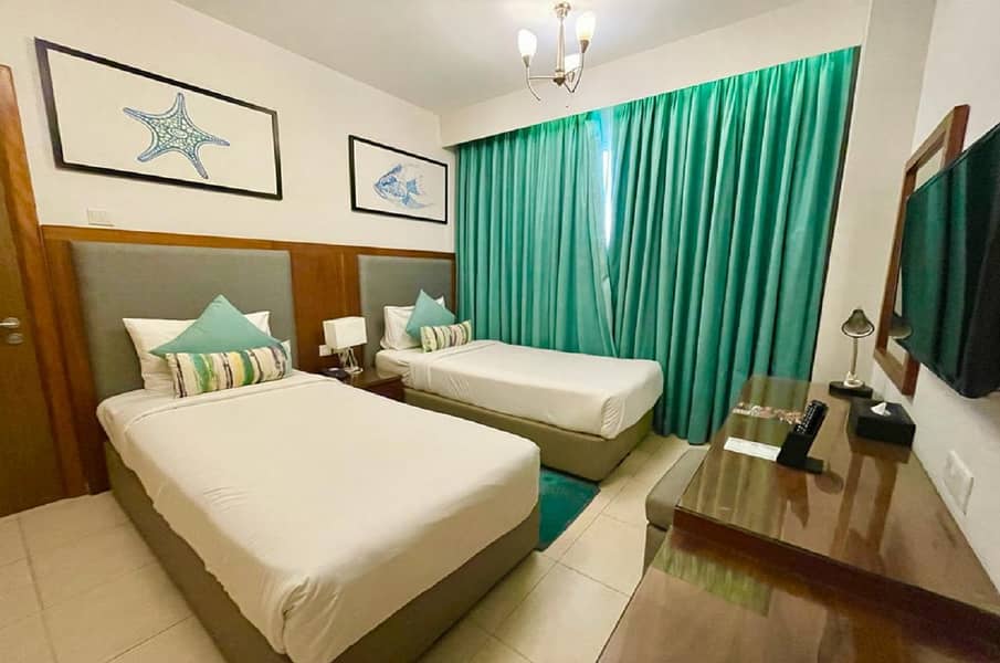 شقة فندقية في سيتي ستاي بيتش للشقق الفندقية،جزيرة المرجان 2 غرف 7500 درهم - 6580489