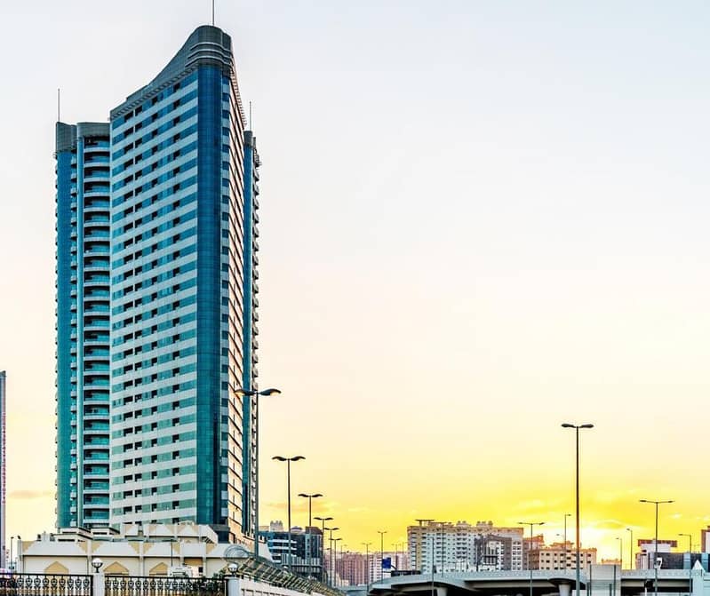 SPACIOUS FULL OPEN VIEW 3 BHK AVAILABLE IN CONQUEROR TOWER AJMAN