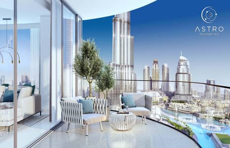 2 Bedroom Flat for Sale in Downtown Dubai, Dubai - High Floor | Middle | Fountain & Burj | Post Payment 3 Yrs