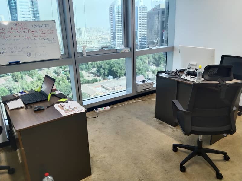 Brand New Furnished Office with View | Near Metro